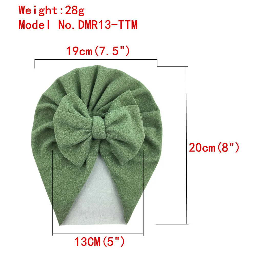 Baby Hat Girls Bows Turban Hats Infant Photography Props Cotton Kids Beanie Baby Cap Accessories Children Hats Newborns Bonnet