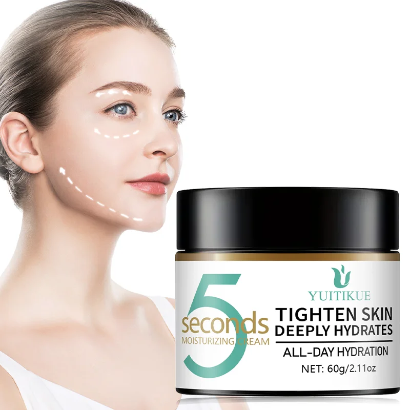 YUITIKUE 5 Seconds Tighten Skin Cream, Deep Hydration All-Day Moisturizing, Silky Smooth Non-Greasy for Sensitive Skin