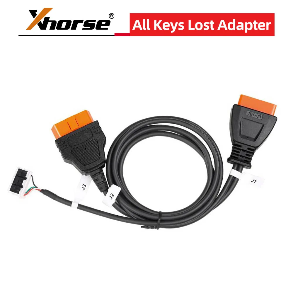 

XHORSE XD8ABAGL for Toyota-BA All Keys Lost Adapter Special Cable for VVDI Key Tool Plus, Key Tool Max Pro and FT-Mini OBD Tool