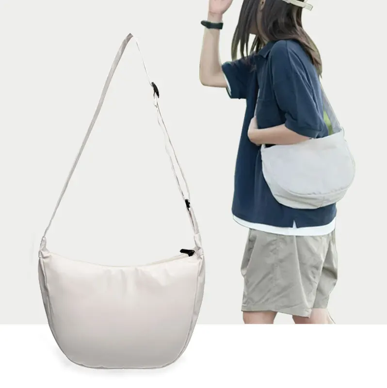 

XOKY Summer Large Capacity Casual Nylon Women Shoulder Bag Korean Style Hobos Bag Youth Crossbody Shoulder Bag 1009