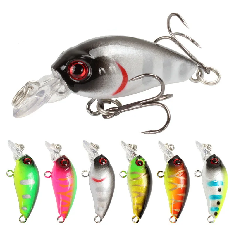 

1Pcs Crank Fishing Lure Bait Wobbler 4.2g 4.5cm Minnow Isca Artificial Lures Crankbait Leurre de Bass Pike Trolling Pesca Tackle