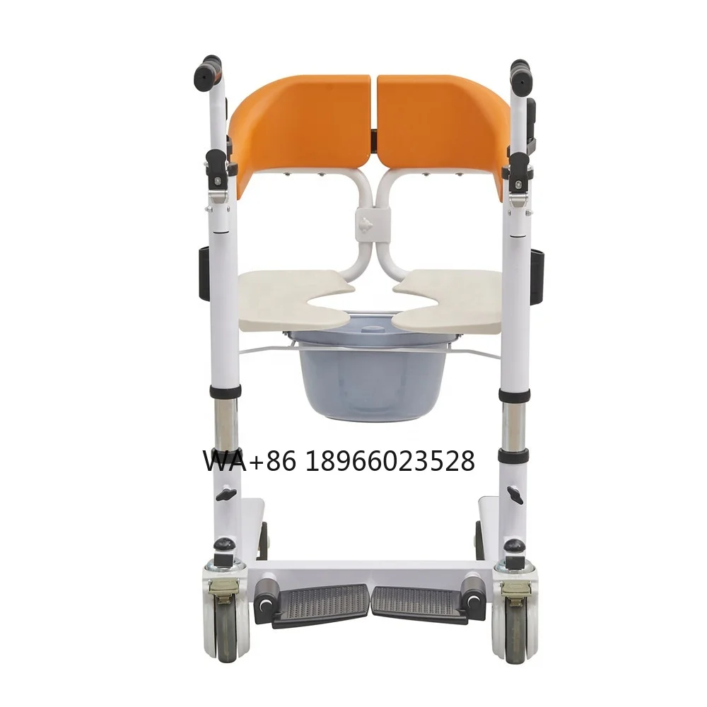 

portable toilet move elderly toilet commode patient transfer lift chair CY-WH202A commode chair wholesale medical