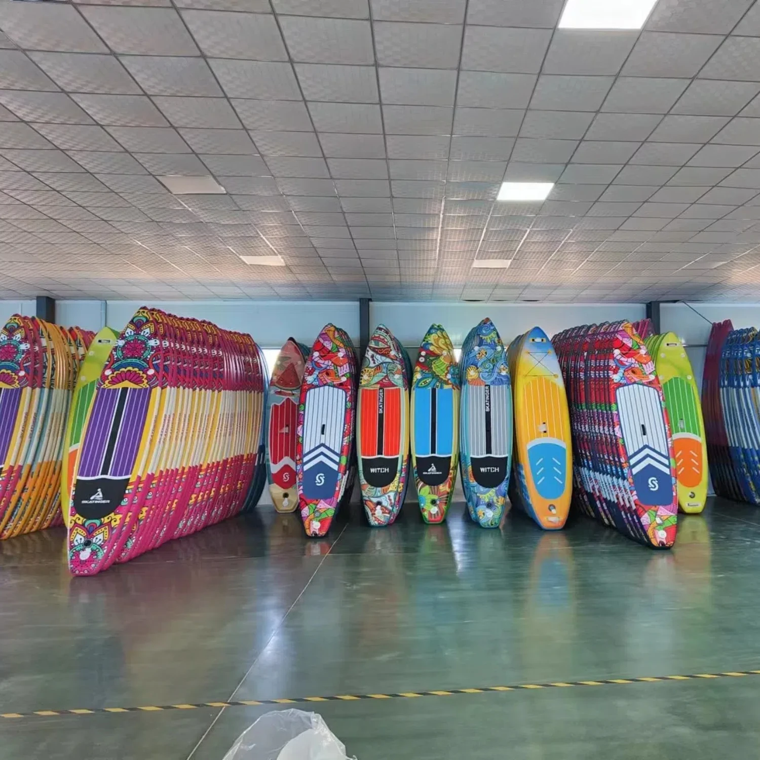 2025 Oem مصنع قطرة غرزة تصفح نفخ مجداف وقوف مجلس التجديف لوح التزلج سوب باديل supboard للرياضات المائية