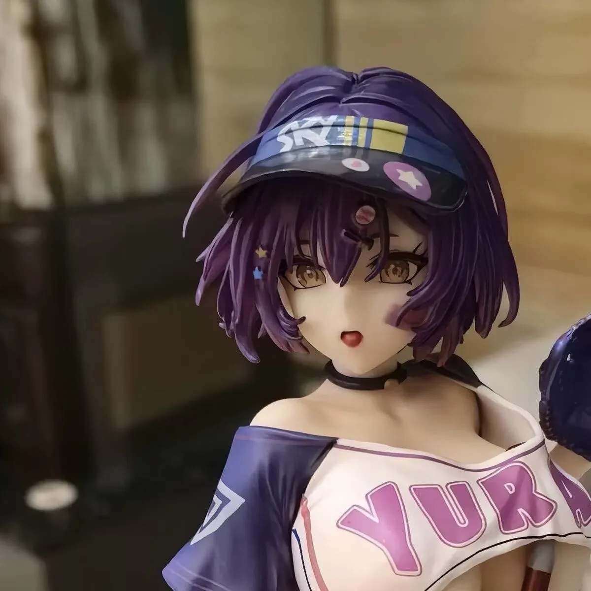 19Cm Baseball Girl Anime Figuur Model Standbeeld Desktop Decoratie Ornament Collectie Cadeau Voor Anime Fans Collectible Display Speelgoed