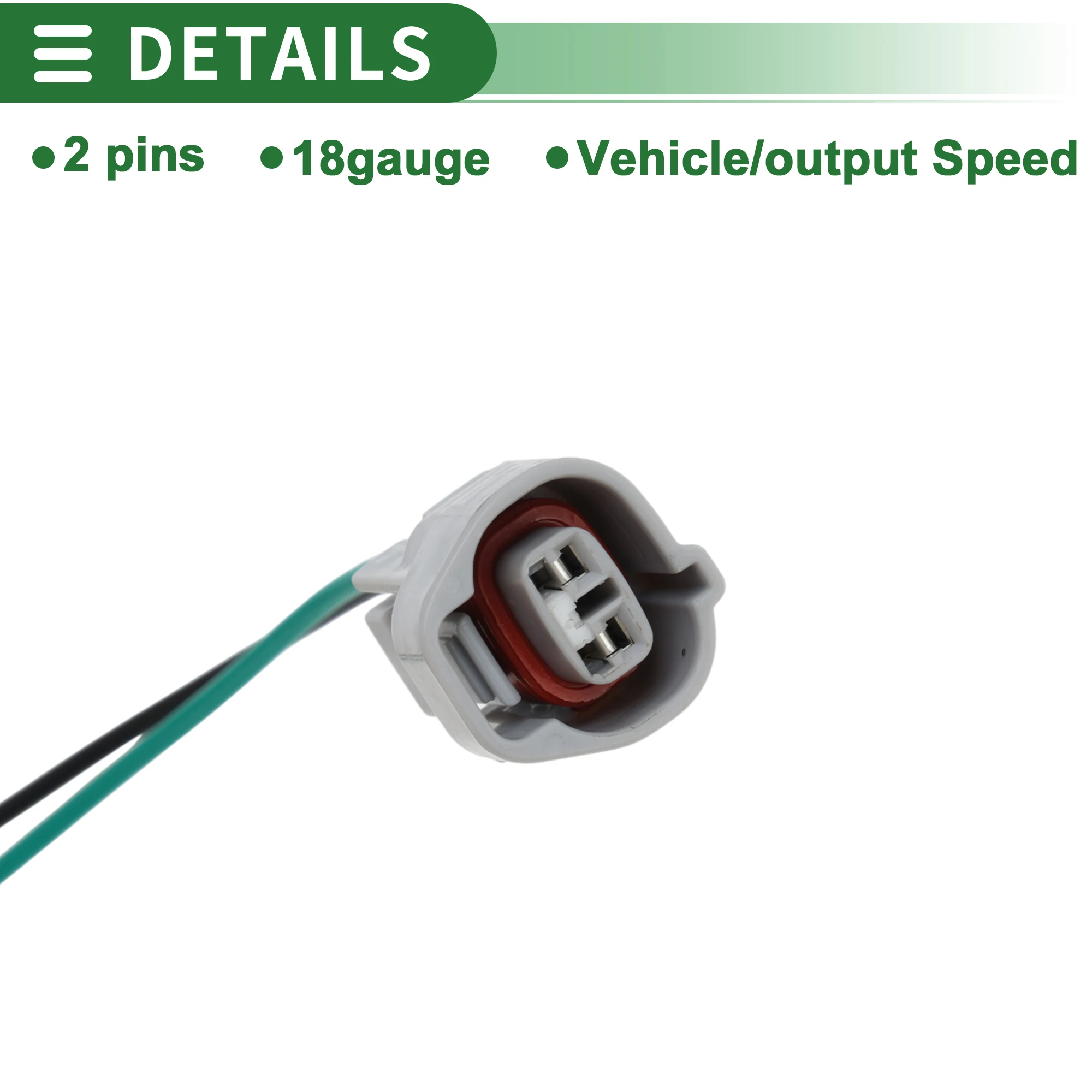 UXCELL 2 Pins Sensor Wiring Harnesses Vehicle/output Speed Sensor Wiring Harness for Lexus IS250 2006-2015 No.6U2Z14S411DA 2Pcs