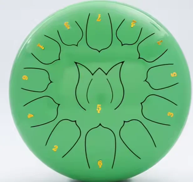 Wholesale Custom 6 8 11 12 13 14 Inch Steel Tongue Drum Set Various Sizes Musical Instruments Stainless Steel Drum Chamber