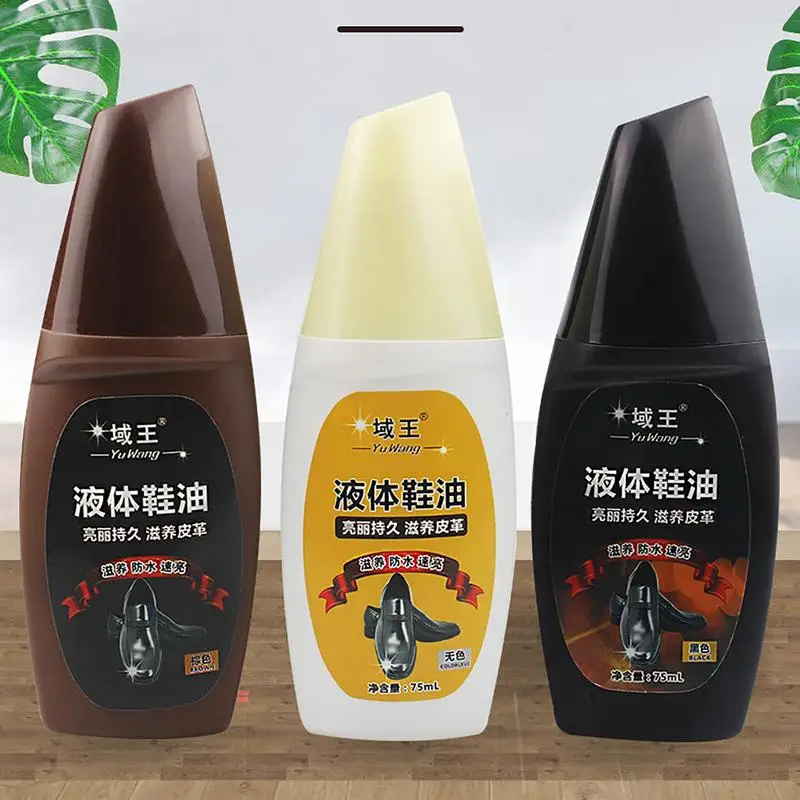 Shoe Oil Polish 75ml Maintenance Oil Shine For Leather Shoe Universal Polish Shine For Shoe Maintenance For Wedding Party