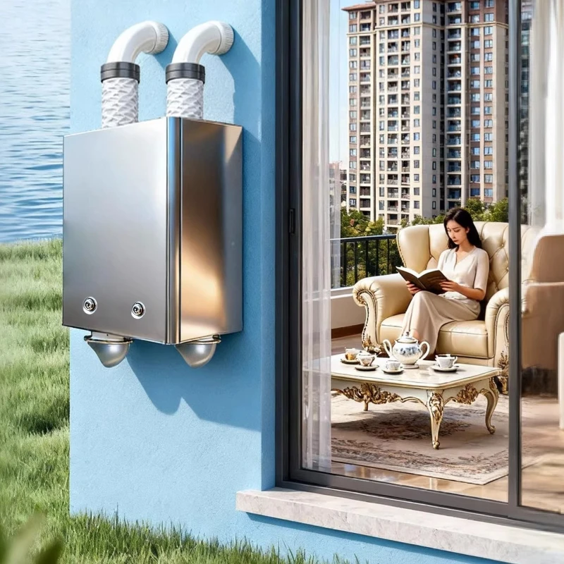 Two-way flow 500 air volume, outdoor installation, micro-positive pressure formaldehyde removal pm2.5 silent household