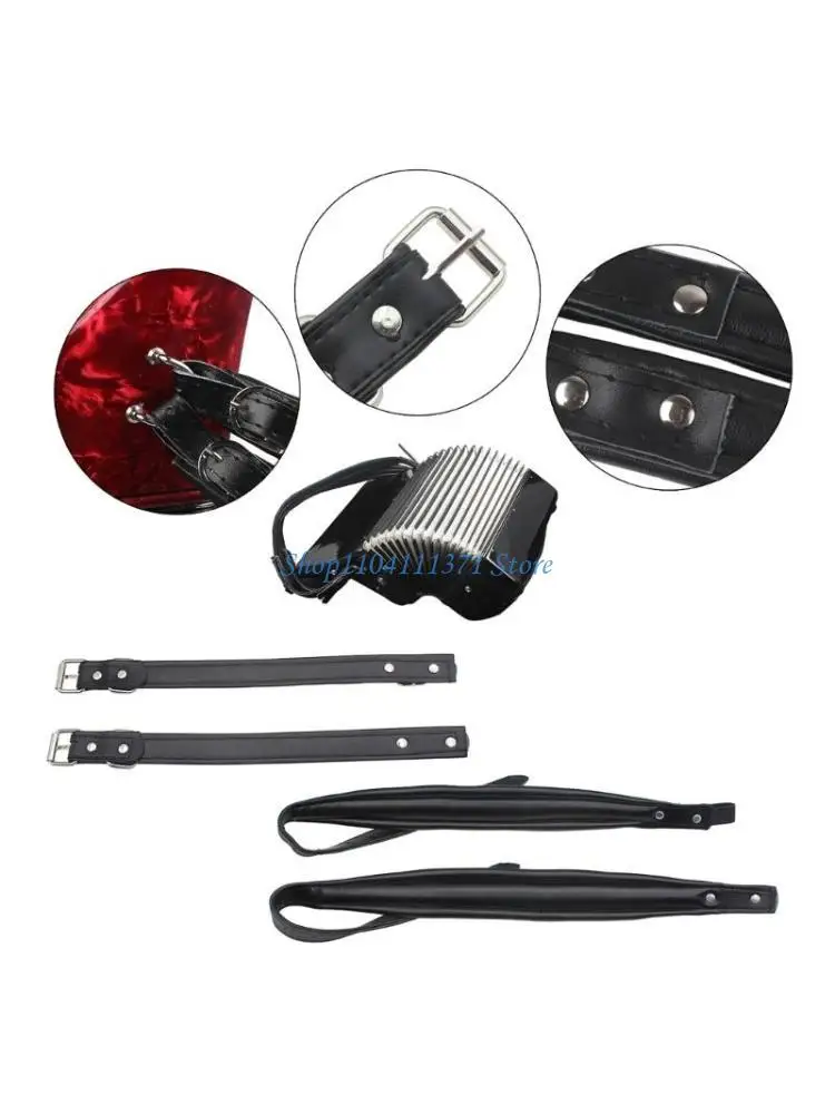 

P9FC Портативные и практичные кожаные ремни для аккордеона и гитары