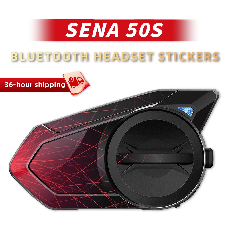 

Used For SENA 50S 30K Motorcycle Bluetooth Headset Earphone Protection Stickers Decoration Decals Many Style Choose