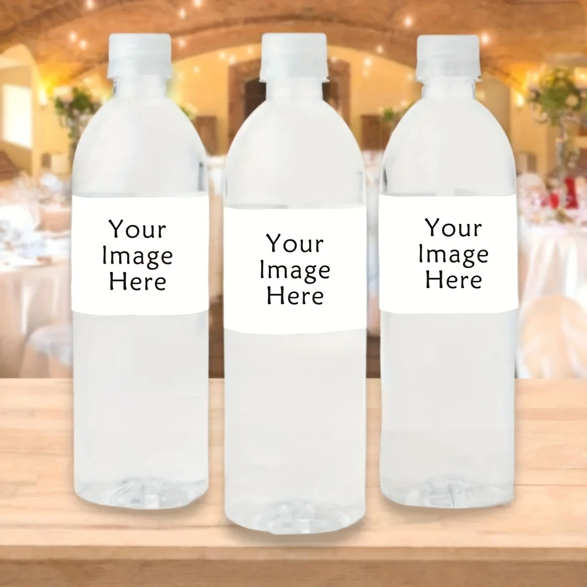 30pcs Custom Wedding Welcome Water Bottle Label Can Print Wedding Water Bottle Stickers, Personalized Simple Wedding Stickers DI