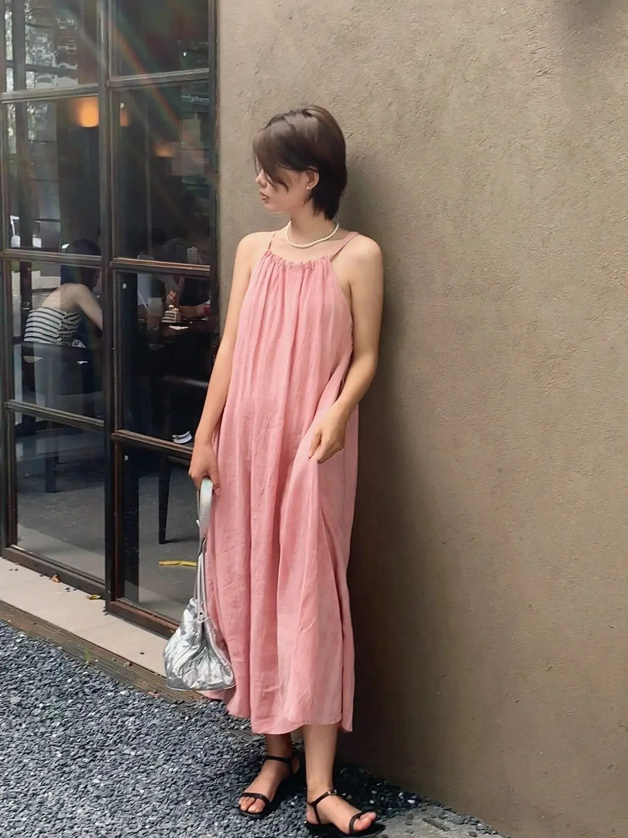 Robes sans manches pour femmes, appliques d'été magiques brodées, plissées à la main, froncées, perceuses smockées perlées