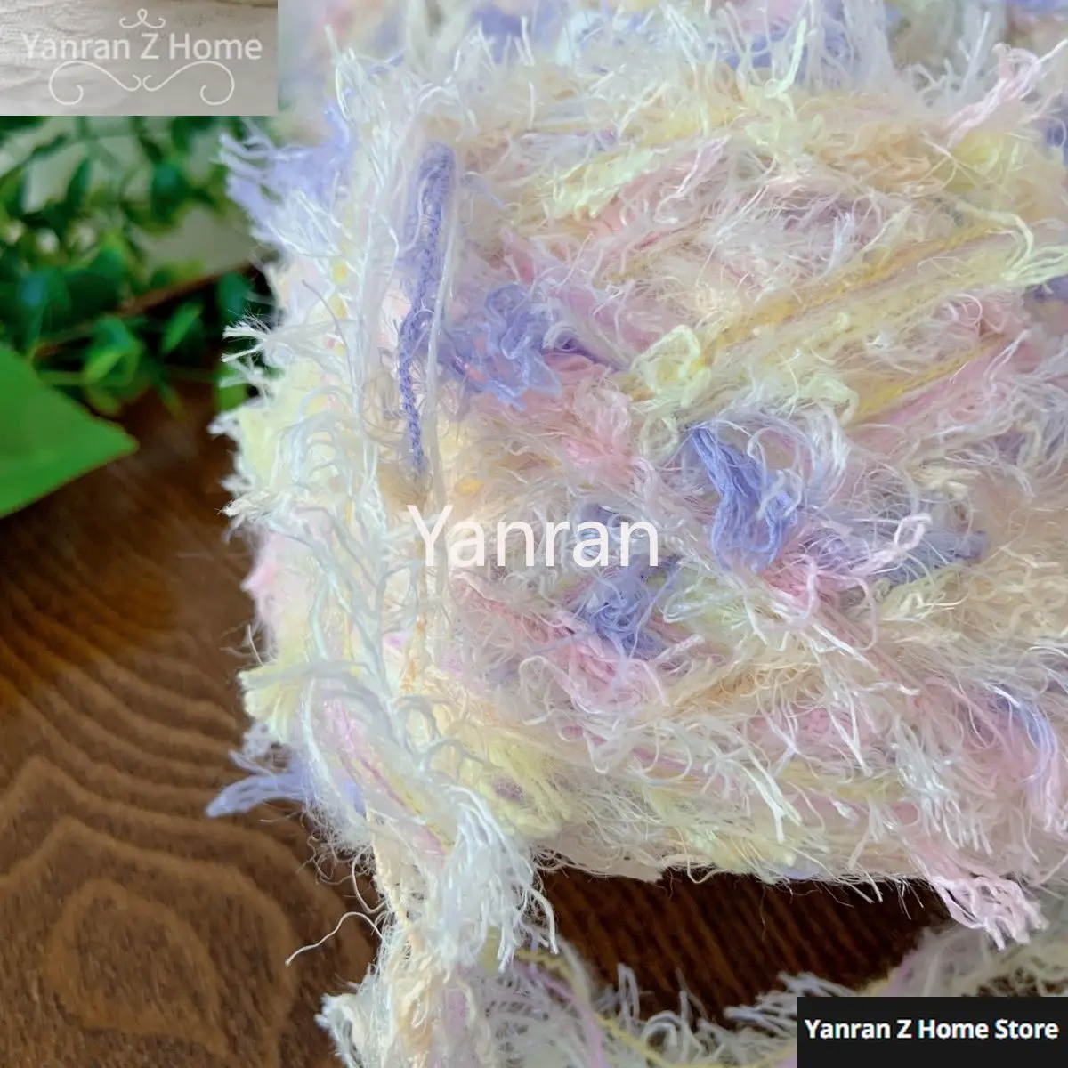 Huashang Branch Featured Crochet Yarn Handmixed Thread Dyed Wool Handwoven Bag Scarf Jewelry New Home Thread Decoration 100g