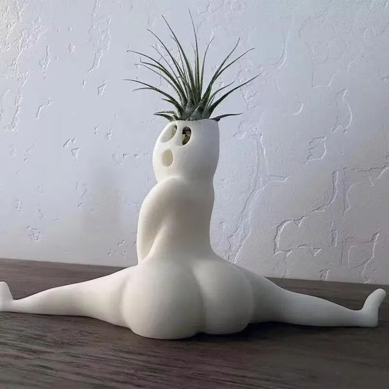 Big Booty Ghost Planter Indoor Planter Pots Big Booty Air Plant Display Stand Decor Planter Plant Pots Funny Prank Gift For Home