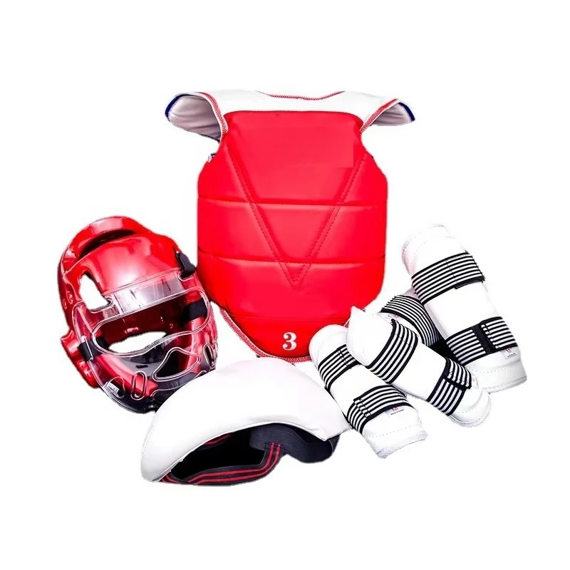 

Taekwondo protective gear, a full set of thickened practical training protective gear, combat boxing match protective gear