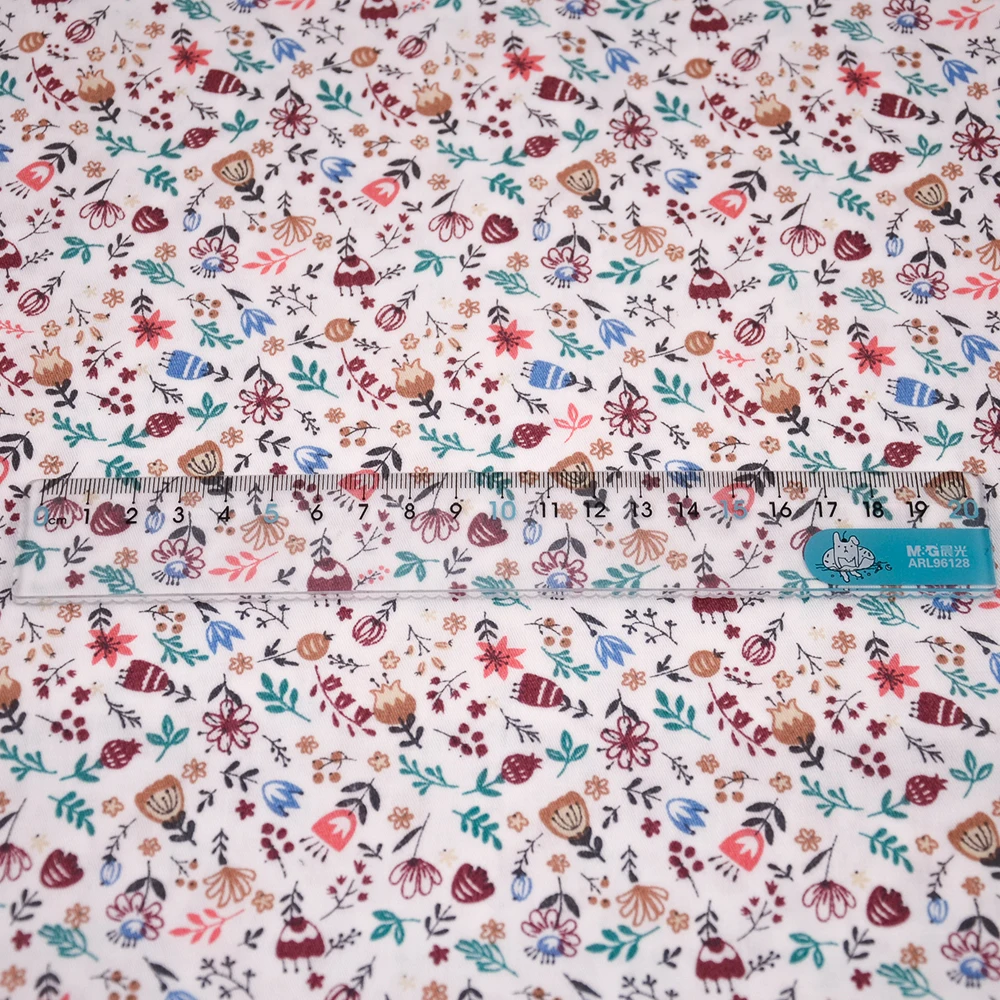 Teramila Rose Gedruckt Baumwolle Stoffe durch die Meter für Nähen Stoffe in Meter Freies Verschiffen, Bettwäsche Sets, quilts, Patchwork, Kleid – Detail 16