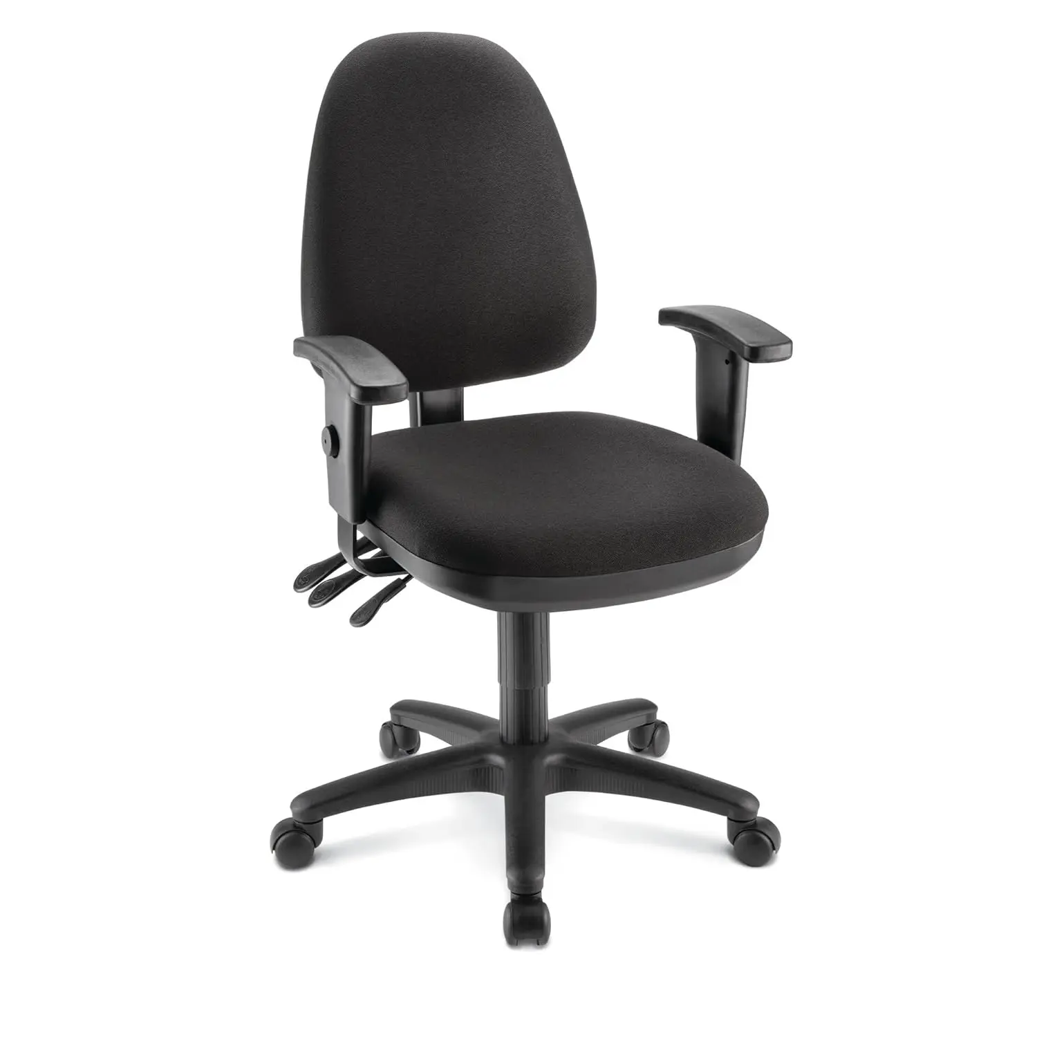 i*-Ergonomic Fabric Task Chair, Black 2