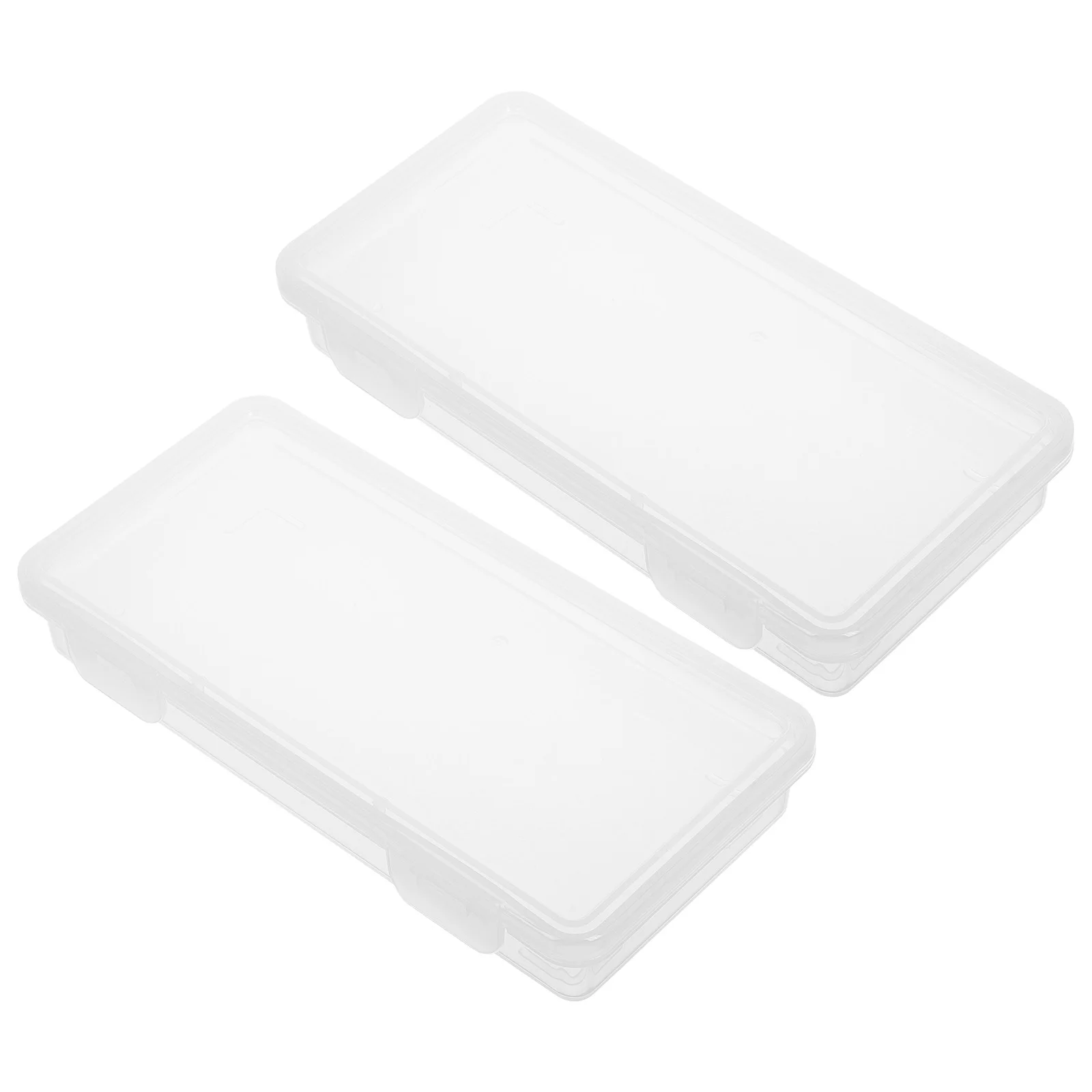 2pcs Organizer Box Waterproof Coin Cash Storage Container Lid Portable Bill Holder Collection Protector Case For