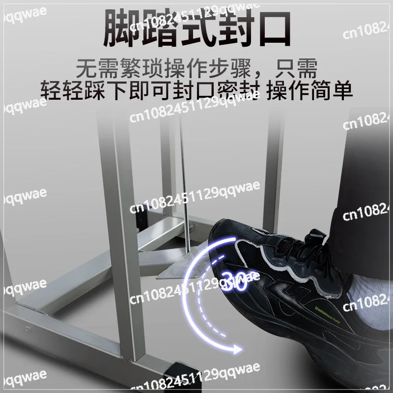 Pedal Plastic Bag Heat Sealing Machine Durable Floor Type 600Mm SF-600 Commercial Packaging Machine