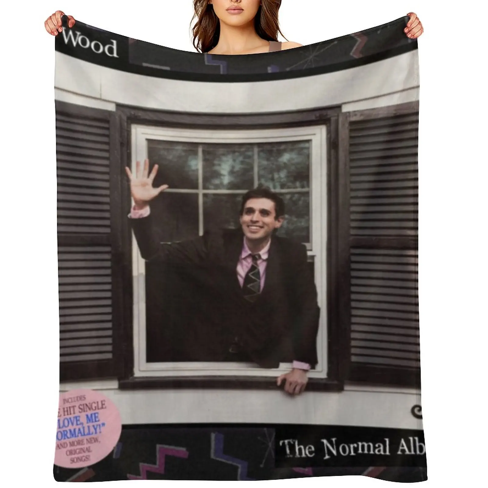 

will wood: the normal album Throw Blanket Beautifuls Beach Bed Fashionable Furry Blankets