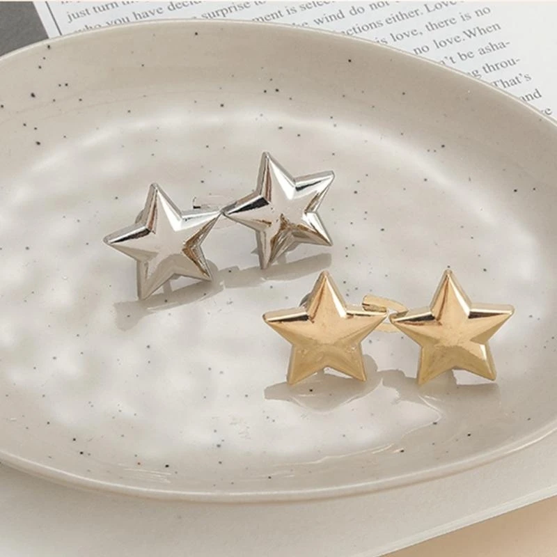 R1we Star Pat Pin Pin Nút Pins Nút ngay lập tức Không may Nút thắt lưng Buckle