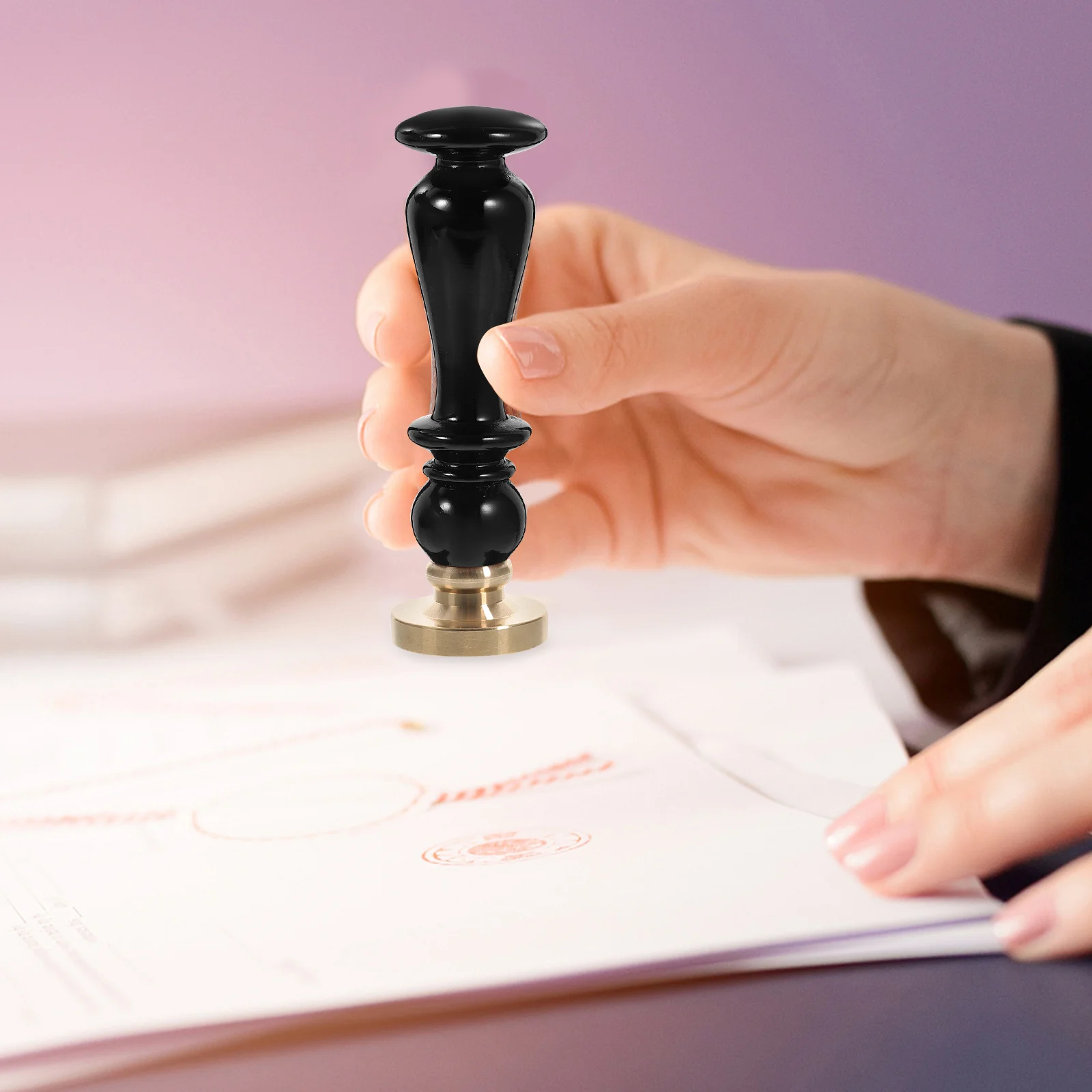 

Vintage Wax Seal Stamp Handle Universal Replacement DIY Crafts Stamp Accessory for Envelope Scrapbooking Wedding Invitation