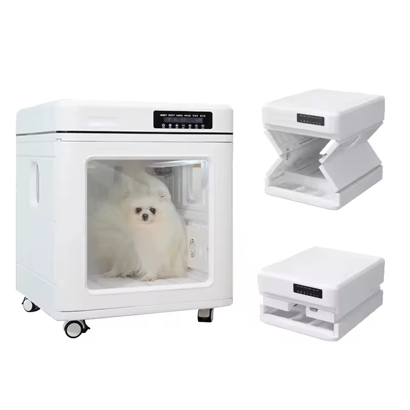 

Складной умный термогигрометр для животных с ультратихим режимом, 100 л, контроль температуры и влажности, 360° ° Эффективная сушилка для шерсти кошек и маленьких собак