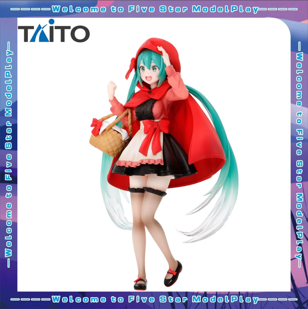 

【FS】TAITO Miku Fairy Tale Wonderland Doll Little Red Riding Hood Figure Model Toy Gift