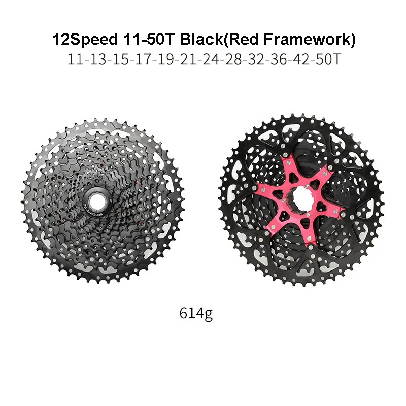 

MTB Freewheel Bicycle Cassette 11S 12S 13Speed 36T 40T 42T 46T 50T 52Teeth Bike Flywheel Cycling Card Variable Speed Gear System
