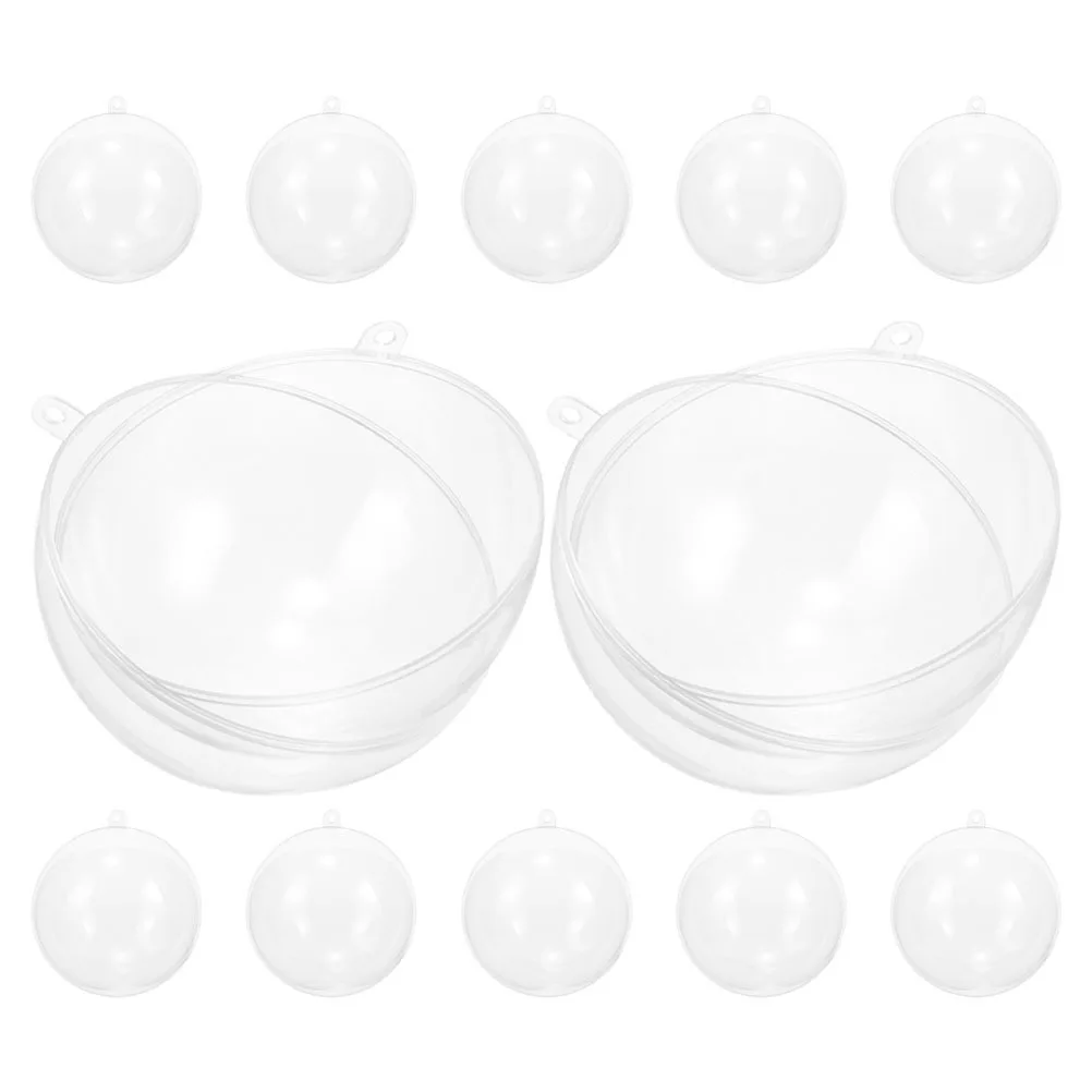 

12Pcs Storage Balls Xmas Hanging Ornaments Christmas Tree Decorations Party Supplies Tree Hanging Balls