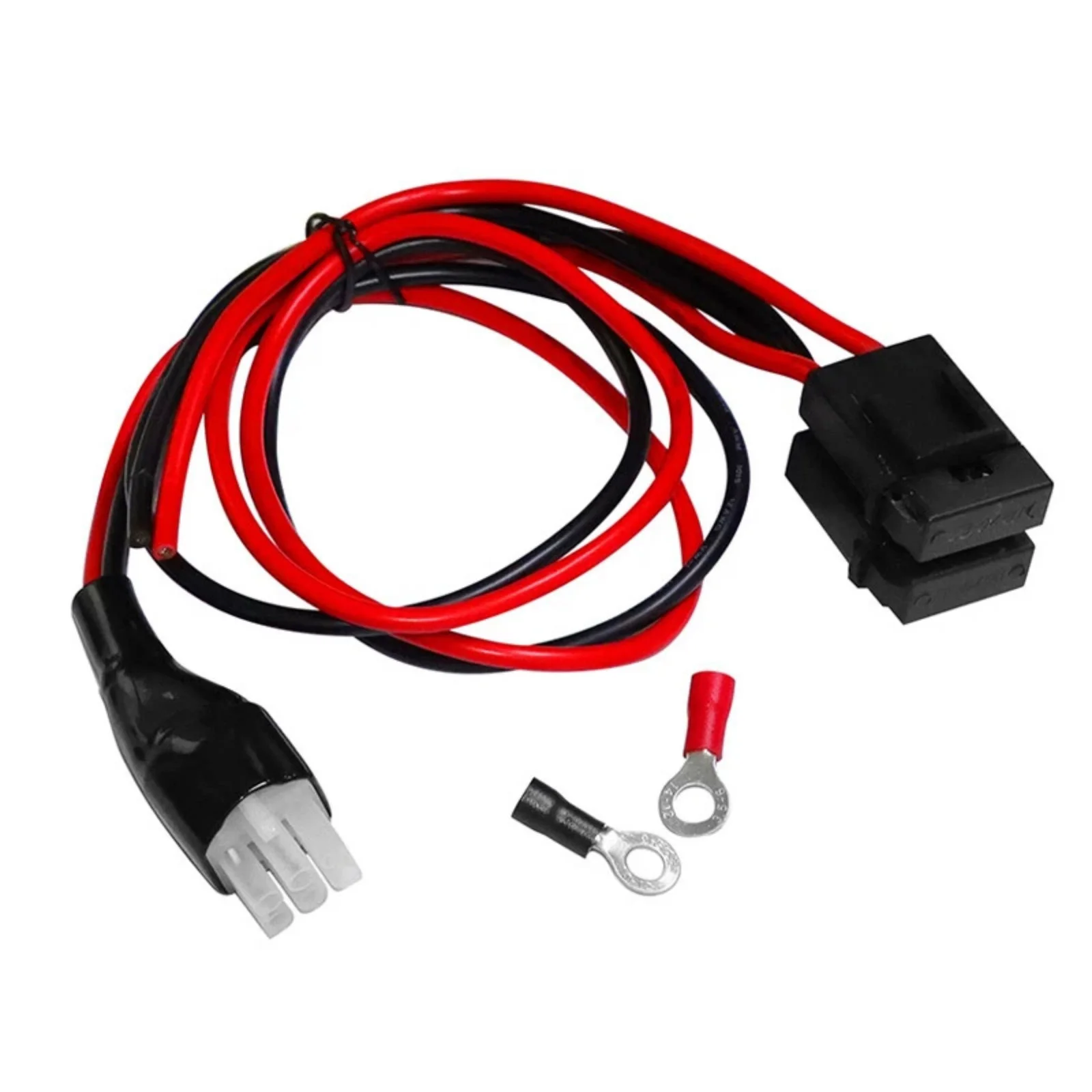 1Pc 75cm 30A DC Power Supply Cord Cable With Inline Fuse and Terminals For Kenwood TS-430s TS-440s TS-570 TS-870 TS-850s Radio