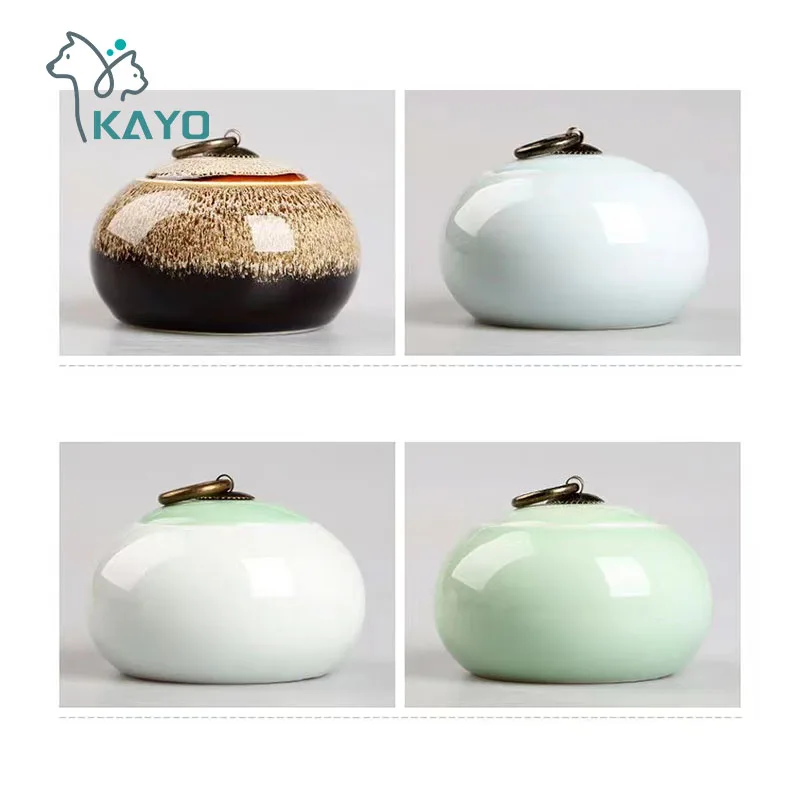 Ceramic Pet Urn for Ashes Small Dogs Cats Handmade Rabbits Small Animals Memorial Cremation Ash Funeral Burial Urn Keepsake