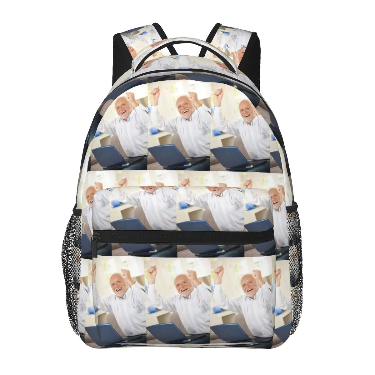 

Hide The Pain Harold Meme Backpacks Boys Girls Bookbag Students School Bags Cartoon Kids Rucksack Shoulder Bag Large Capacity