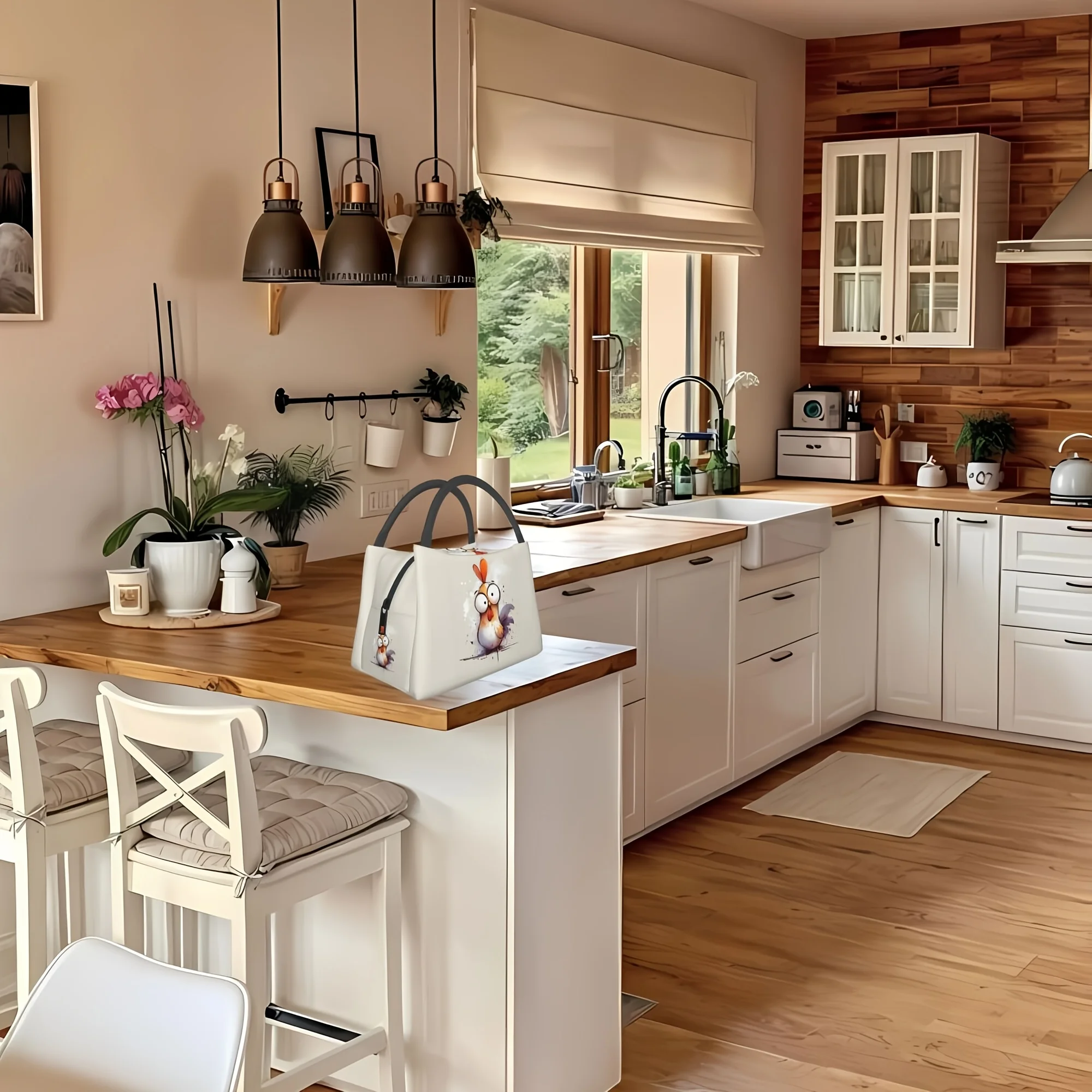 قطعة واحدة من نمط الديك المرجعي، حقيبة مبردة محمولة وقابلة لإعادة الاستخدام، حقيبة غداء معزولة، منتج يجب اقتناؤه لشواطئ التخييم