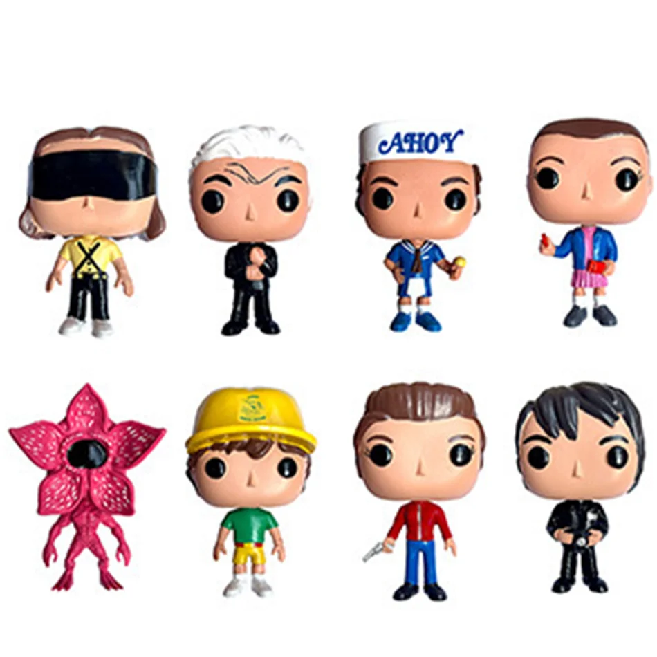 4 Stili di Action Figure Anime Stranger Things: Jane Ives/Will Byers/Mike Wheeler, Statuette in Vinile per Cosplay, Ornamenti, Giocattoli, Regalo di Compleanno