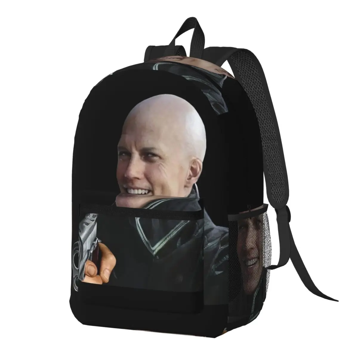 

Blursed Devil May Cry Funny Face Meme Backpack Daypack Large Capacity Kids BookBag School Bag Shoulder Bags for Men Women