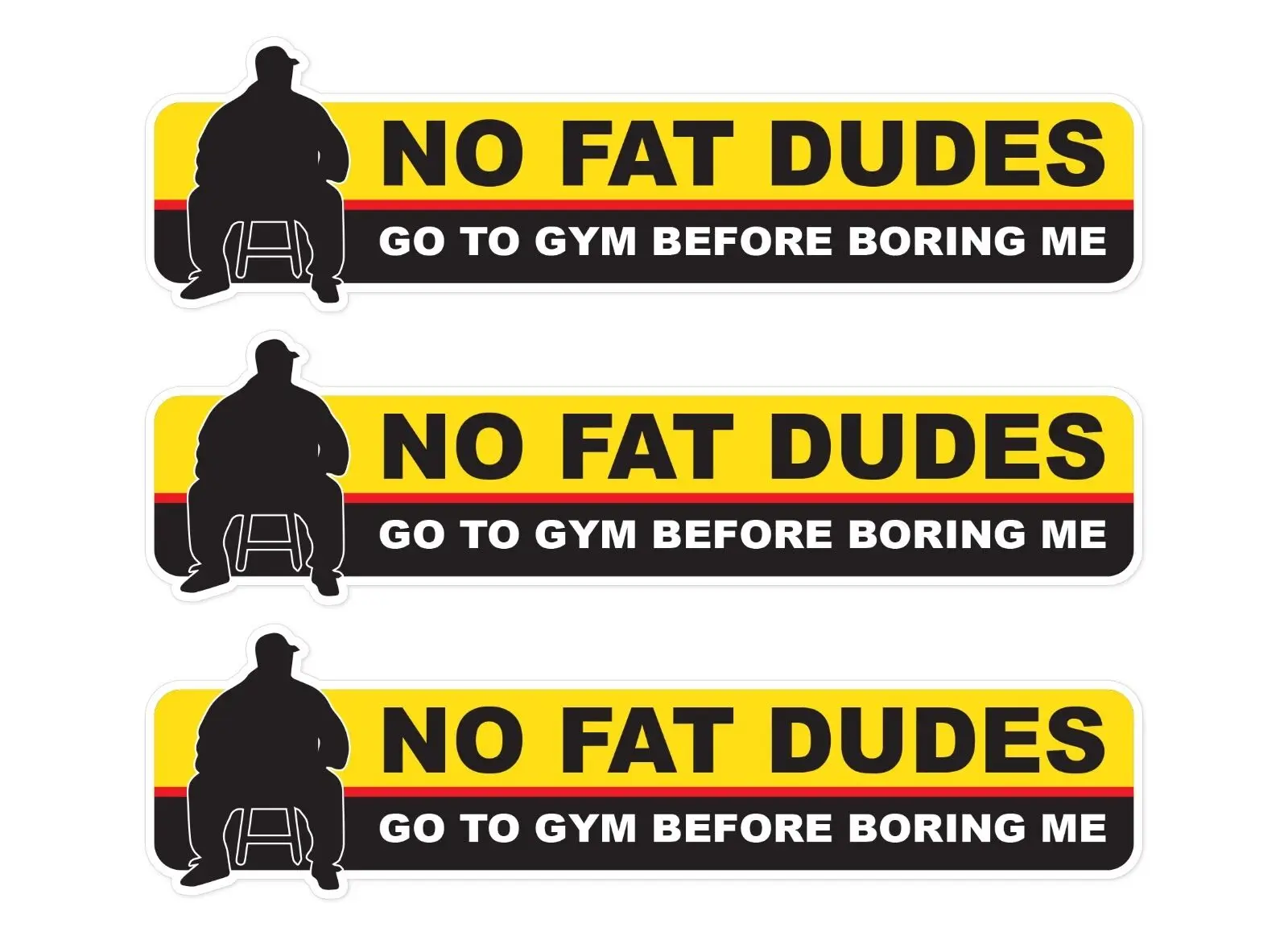 

No Fat Dudes JDM Window Turbo Drift Vinyl Sticker Decal Car