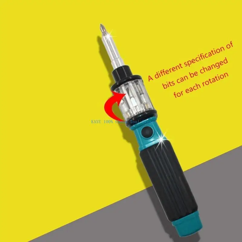 

G6KA Multi-bit Ratcheting Screwdriver 6 in 1 Screwdriver Autoloader- Repair