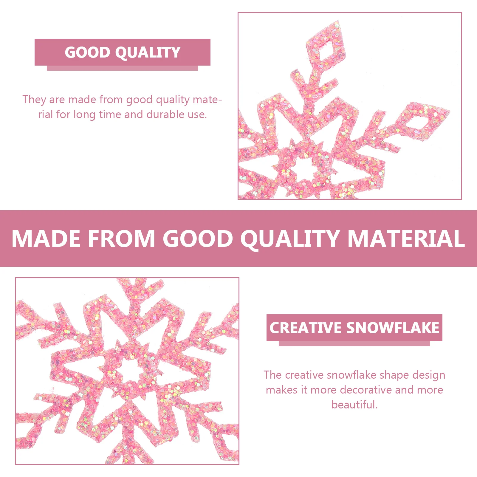 

50Pcs DIY Hair Clip Materials Snowflake Patch Mini Handcrafted Embellishments for Hair Accessories Clothing Decoration Cellphone