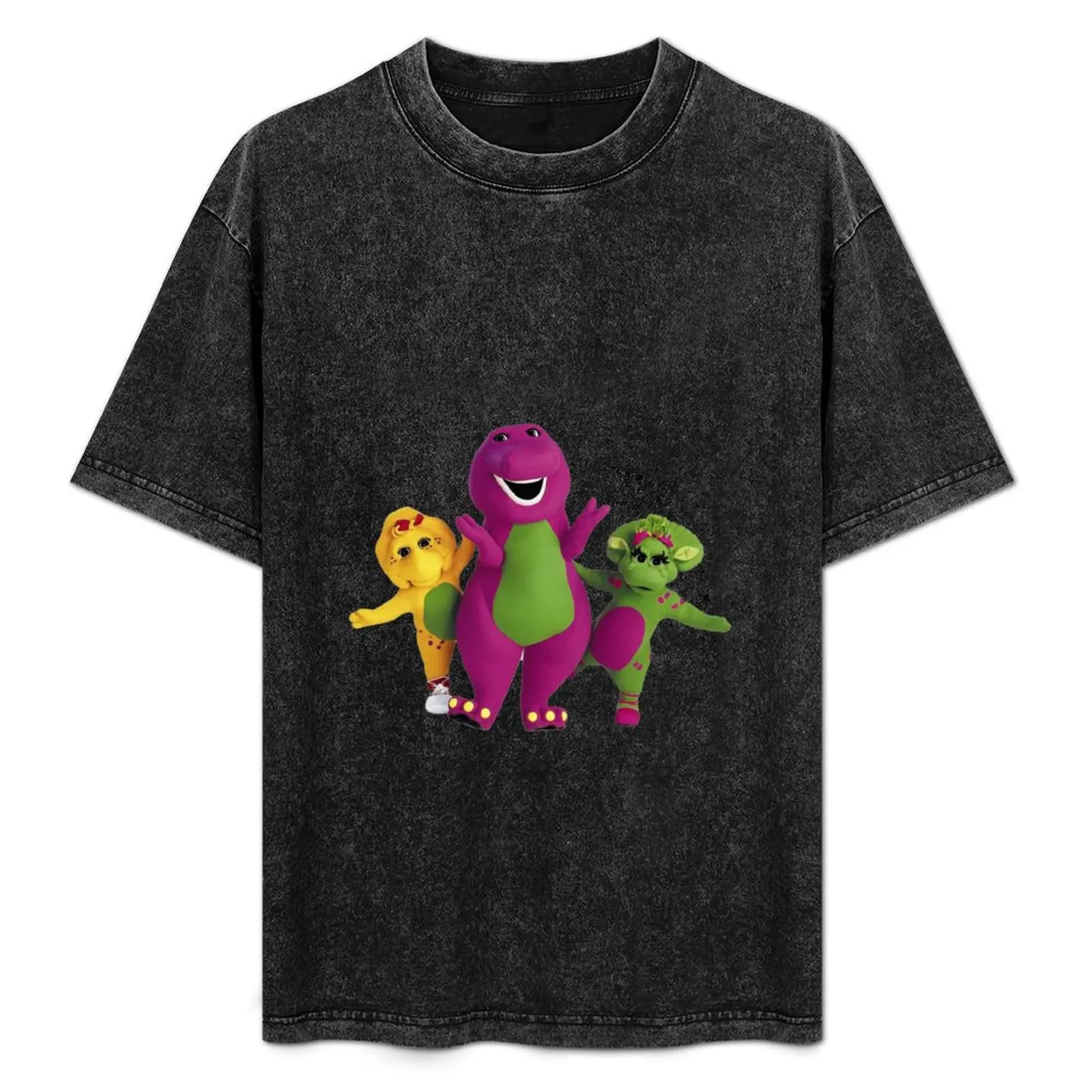 Barney The Dinosaur T-Shirt heavyweights korean fashion custom shirt men tshirt