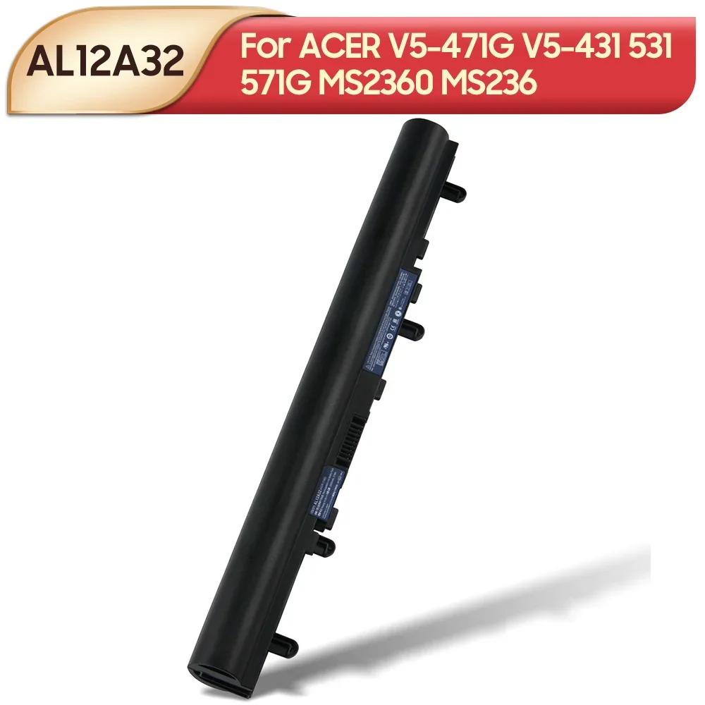 NEW Replacement Battery AL12A32 For Acer Aspire V5-471 V5-551 V5-571 V5-431 V5-471 MS2360 V5-571G E1-530 572G 470G 570G