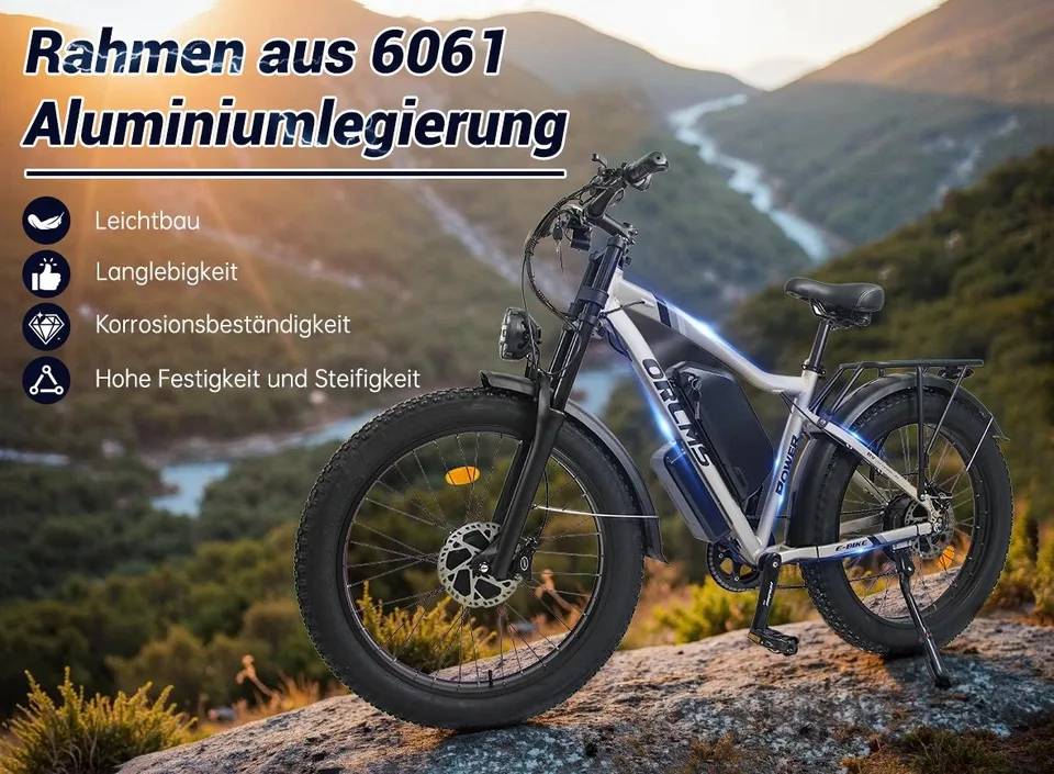 MX500 3000W Dual Motor Full Suspension Electric Bicycle 52V 25AH 38MPH image 7