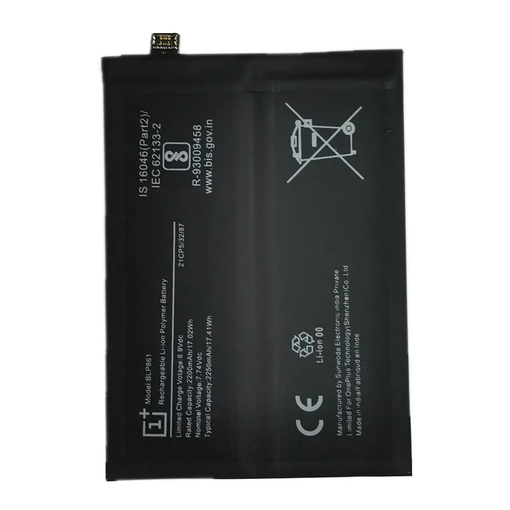BLP925 BLP861 BLP815 Oryginalna Bateria Do Telefonu 1+ OnePlus Nord 2 N10 3 5G 10R 5G ACE 9RT Nord2 Nord3 + Darmowe Narzędzia — zdjęcie produktu 2