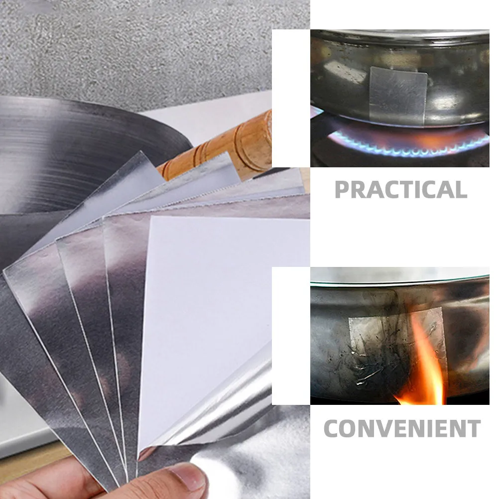 5Sheets Aluminum Patch Pot Pan Repair Tape Leak Stop Sealant for Cooking Pots Bowls Buckets Radiators Plastic Ceramic Aluminum