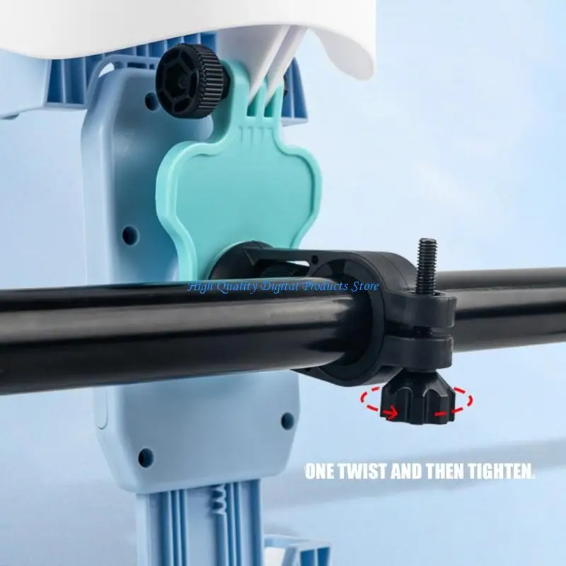 U2JE 360 Degree Rotatable Bike Phone Holder Not Shake Design with Helmet Sunshades for Scooters Ebikes & Motorcycles