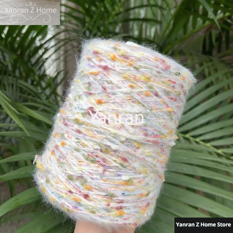 

500g New Rainbow Thread Scarf Handwoven Yarn DIY Sugar Full Sky Star Barrel Free Soft Bag Coat Sweater Knitting Yarn Crochet