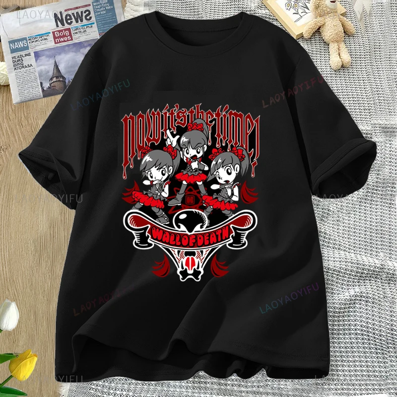 2024 BABYMETAL Rock Band T Shirt  Cool Summer Harajuku for Men and Women Graphic T-shirts Camisa Women Clothing