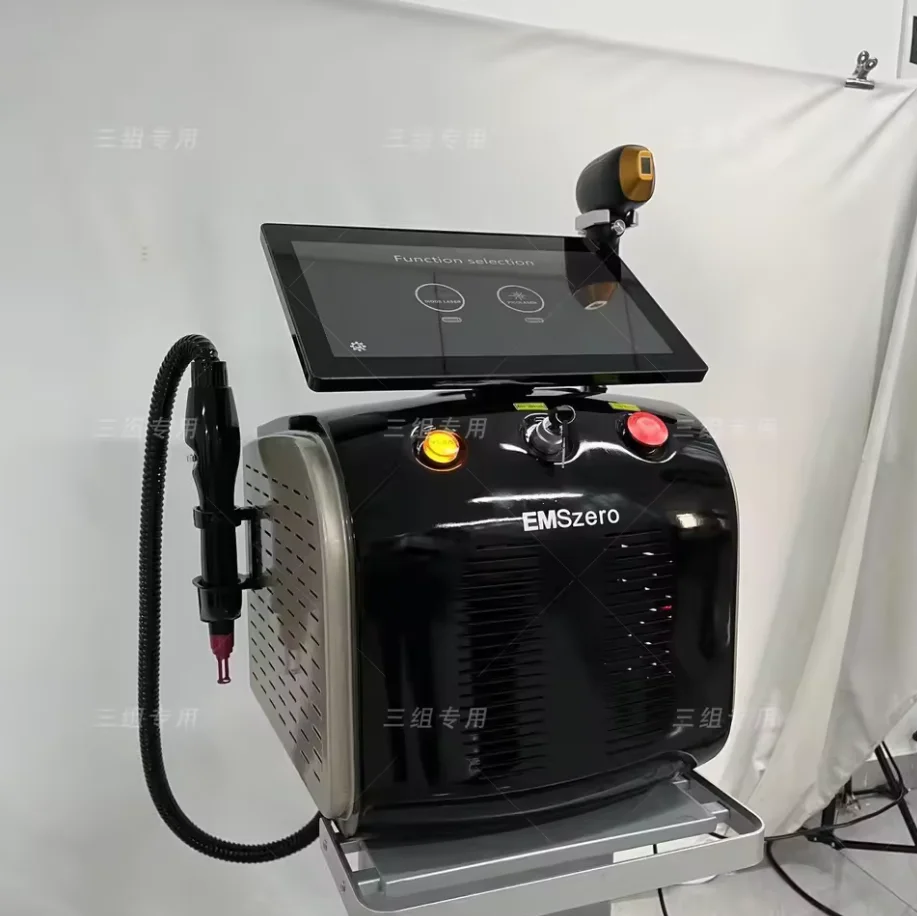 

Newest 2 in 1 ND Yag Picosecond Laser Hair Remover Machine Carbon Peeling Tattoo Removal Laser Hair Removal Machine