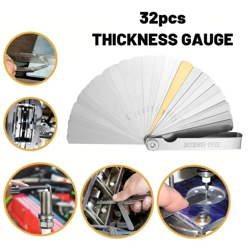 Spessimetro in acciaio inossidabile Spessimetro Spessimetro Spessimetro Strumento di misurazione dello spazio imperiale metrico universale Misurazione dell'hardware del tubo
