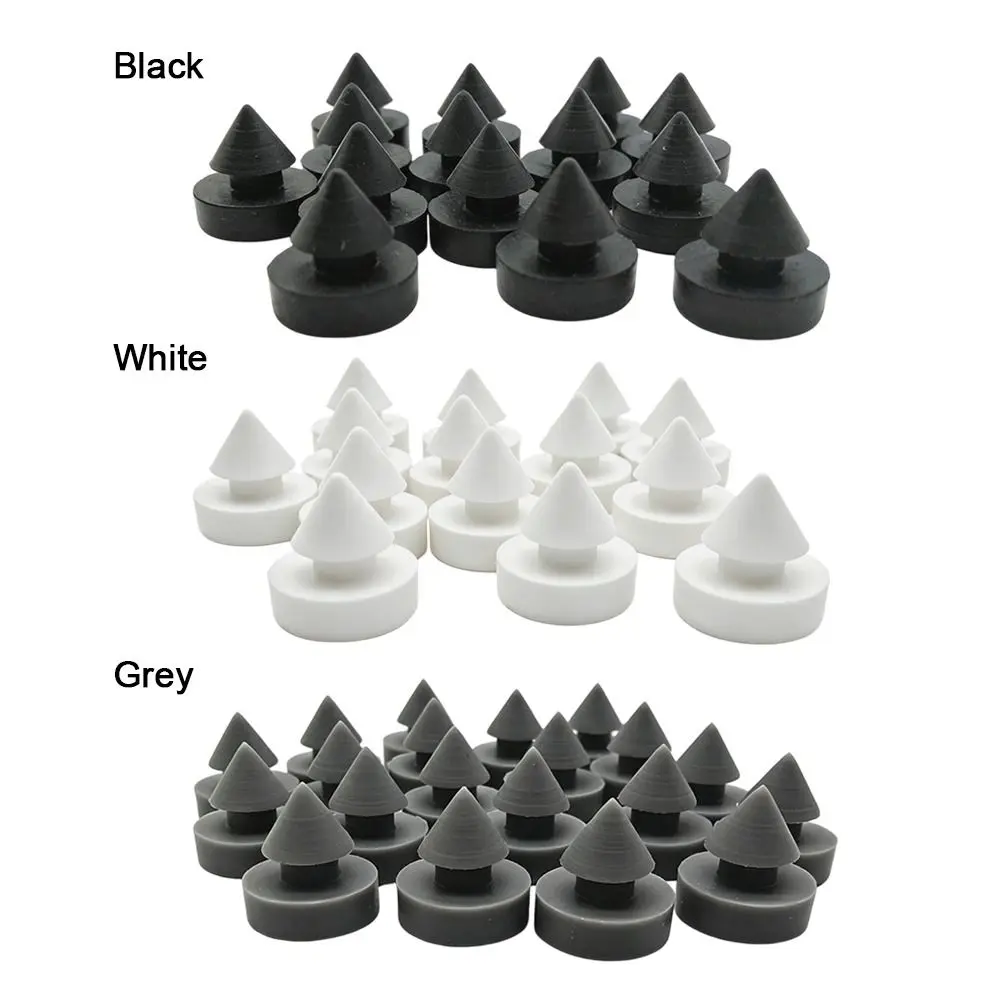10Pcs 3 Colors Rubber Nail Plug 12*12mm Anti Collision Elevator Door Stopper Security Shock Absorption Parts